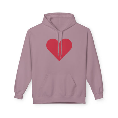 Heart & Rose Pattern Hoodie — Romantic Floral Valentine Pullover