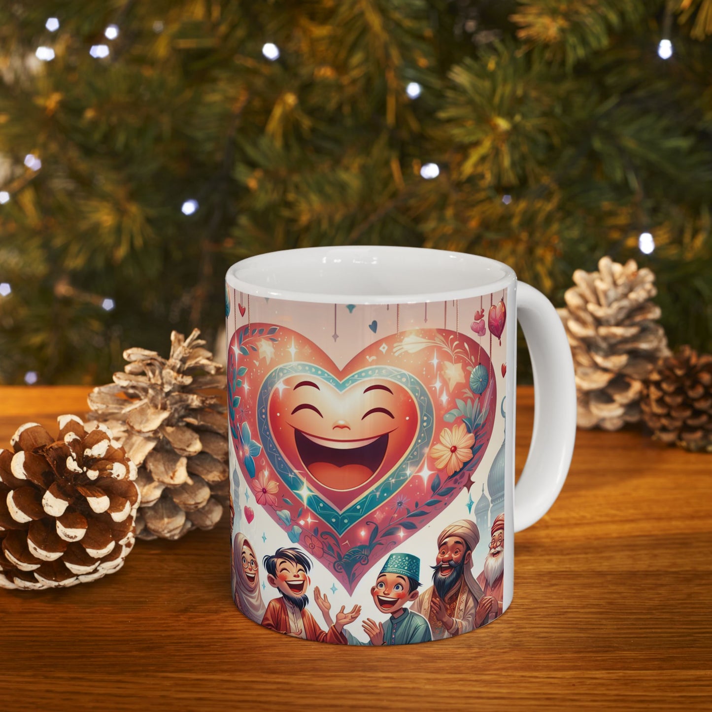 Joyful Diversity Ceramic Mug - Celebrate Unity & Happiness