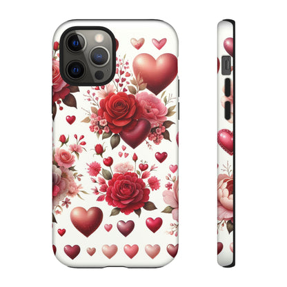 Heartfelt Floral Phone Case | Tough Cases for Love & Romance