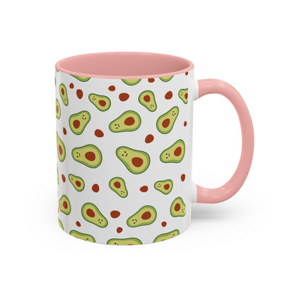 Quirky Avocado Print Coffee Mug - Fun Kitchen Accessory for Unique Coffee Lovers