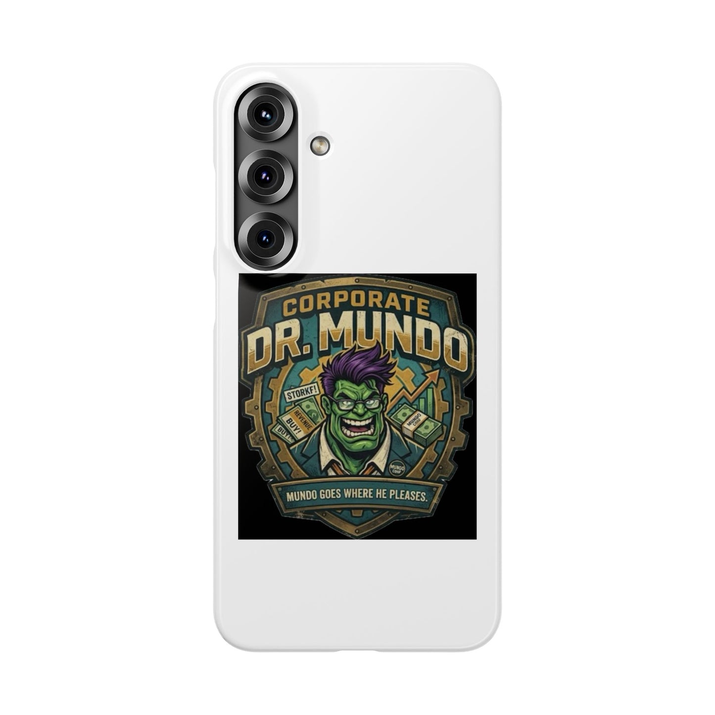 Corporate Dr. Mundo Phone Case — Funny Gaming Snap Case for League of Legends Fans