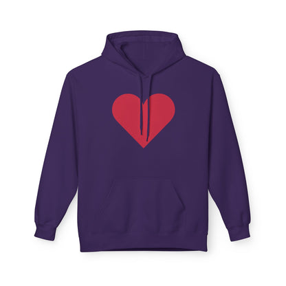Heart & Rose Pattern Hoodie — Romantic Floral Valentine Pullover
