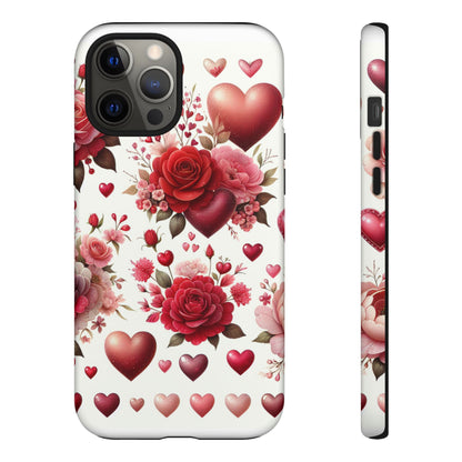 Heartfelt Floral Phone Case | Tough Cases for Love & Romance