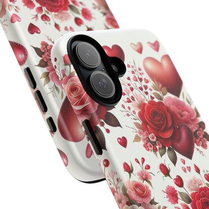 Heartfelt Floral Phone Case | Tough Cases for Love & Romance