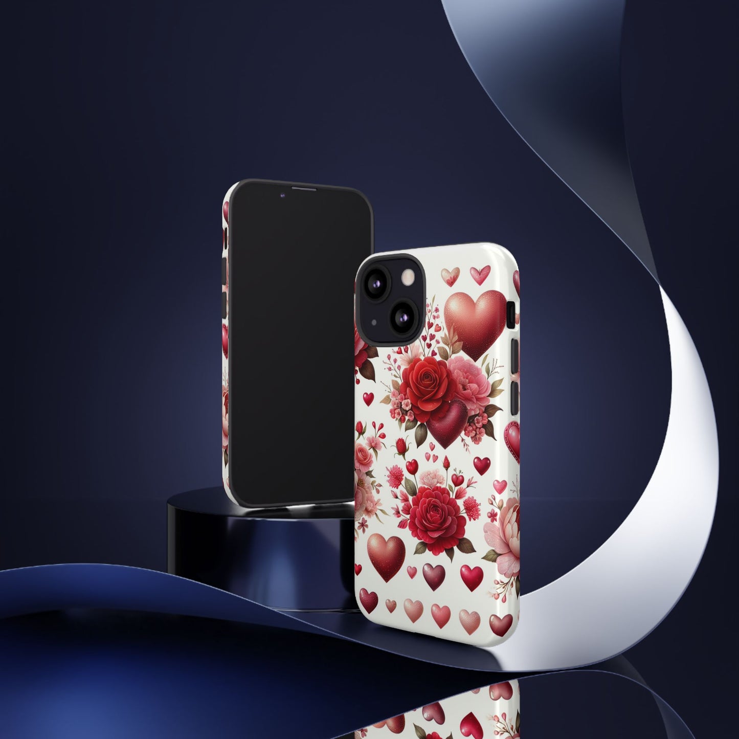 Heartfelt Floral Phone Case | Tough Cases for Love & Romance