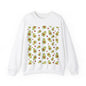 Cute Avocado Pattern Unisex Crewneck Sweatshirt - Perfect for Food Lovers