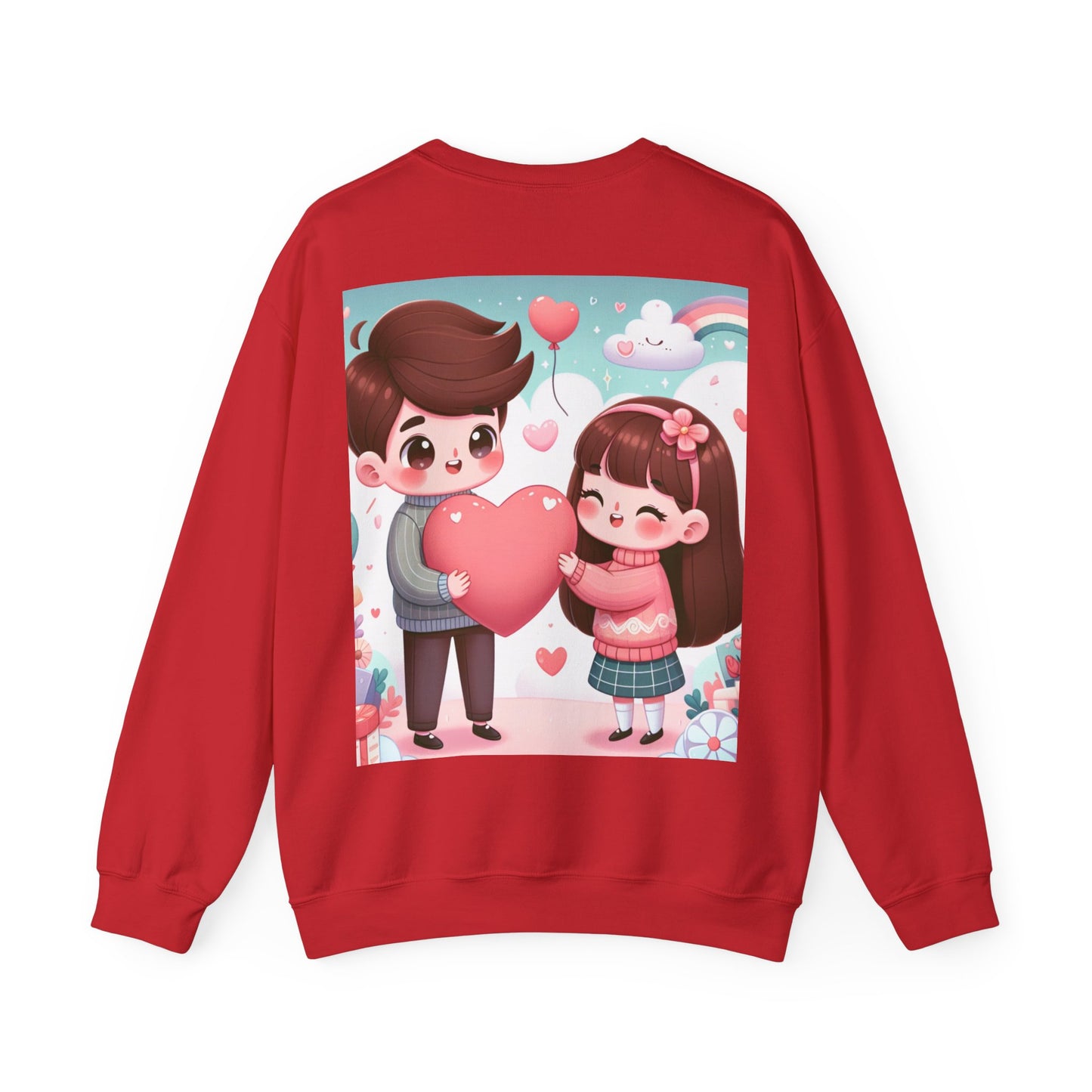 Cute Couples Love Sweatshirt - Unisex Heavy Blend™ - Perfect for Valentine’s Day & Anniversaries