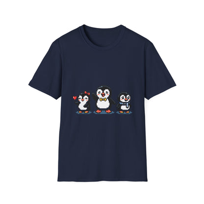 Penguin Pixel Tee — Cute Retro Pixel Art Penguins T-Shirt