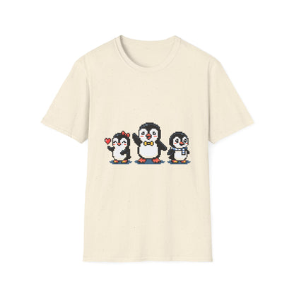 Penguin Pixel Tee — Cute Retro Pixel Art Penguins T-Shirt