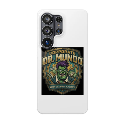 Corporate Dr. Mundo Phone Case — Funny Gaming Snap Case for League of Legends Fans