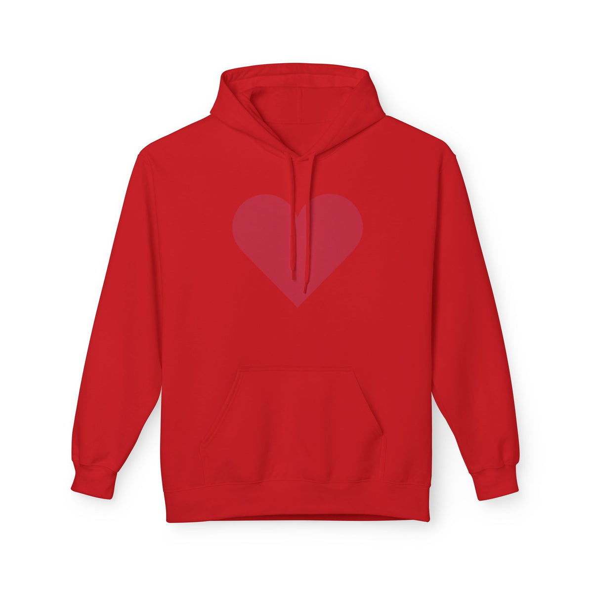 Heart & Rose Pattern Hoodie — Romantic Floral Valentine Pullover