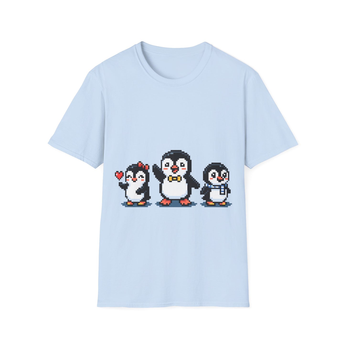 Penguin Pixel Tee — Cute Retro Pixel Art Penguins T-Shirt
