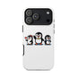 Penguin Pixel Trio Phone Case — Cute Retro 8‑Bit Penguin Family Protective Cover