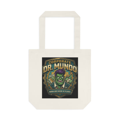 Tote Bag — "Corporate Dr. Mundo" Gamer Tote with Humorous League of Legends Design