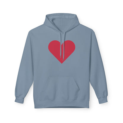 Heart & Rose Pattern Hoodie — Romantic Floral Valentine Pullover