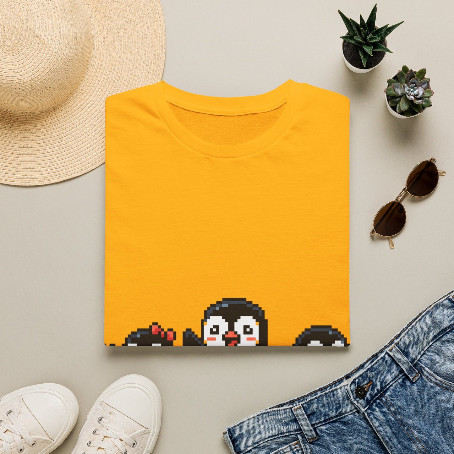 Penguin Pixel Tee — Cute Retro Pixel Art Penguins T-Shirt