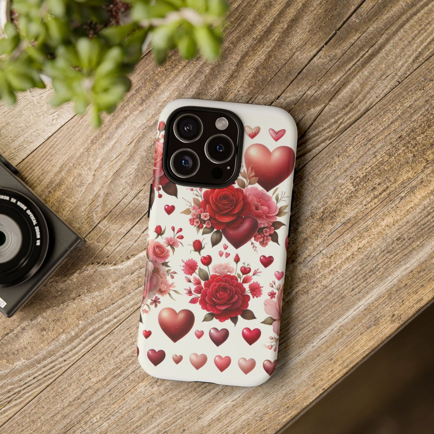 Heartfelt Floral Phone Case | Tough Cases for Love & Romance