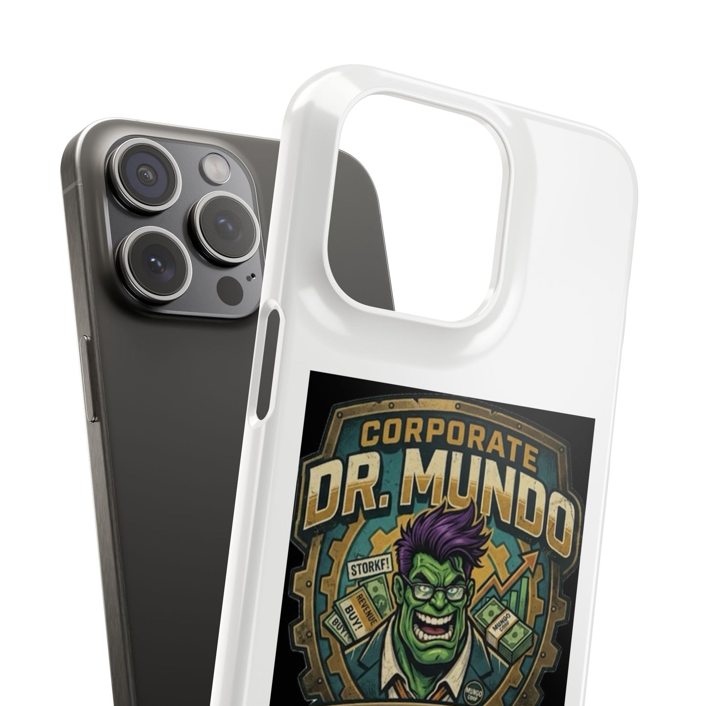 Corporate Dr. Mundo Phone Case — Funny Gaming Snap Case for League of Legends Fans