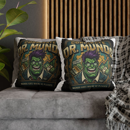 Dr. Mundo Corporate Pillowcase — Funny Gaming Monster Throw Pillowcase