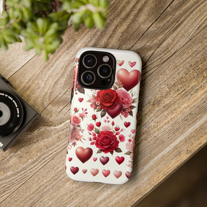 Heartfelt Floral Phone Case | Tough Cases for Love & Romance