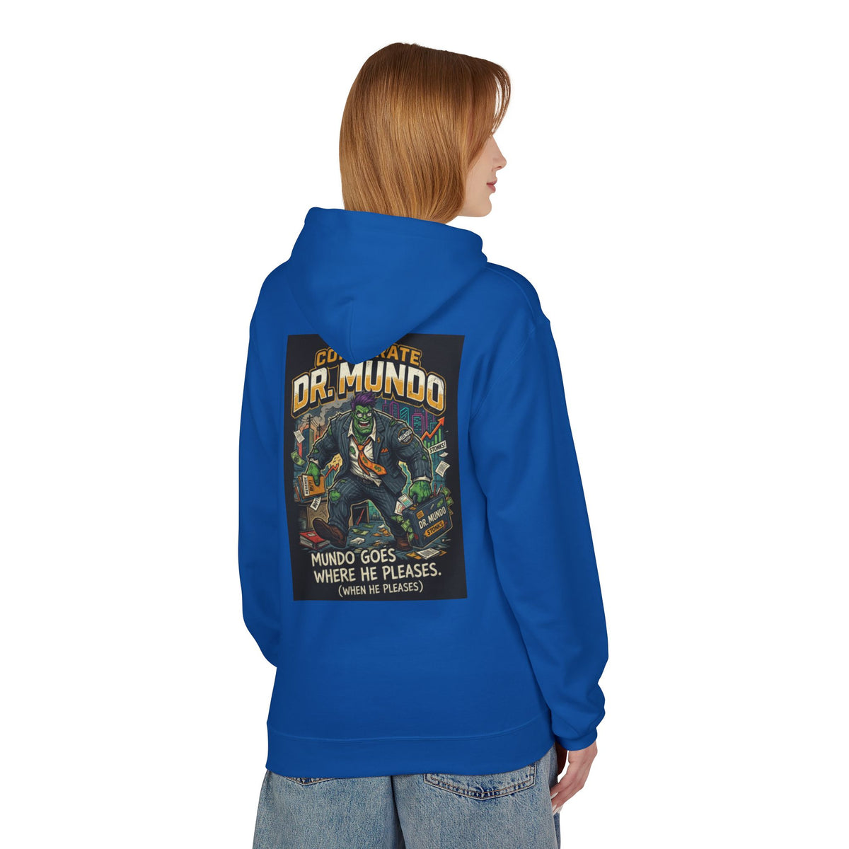 Dr Mundo Retro Arcade Hoodie league of legands— Gaming Champion Pullover