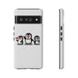Penguin Pixel Trio Phone Case — Cute Retro 8‑Bit Penguin Family Protective Cover