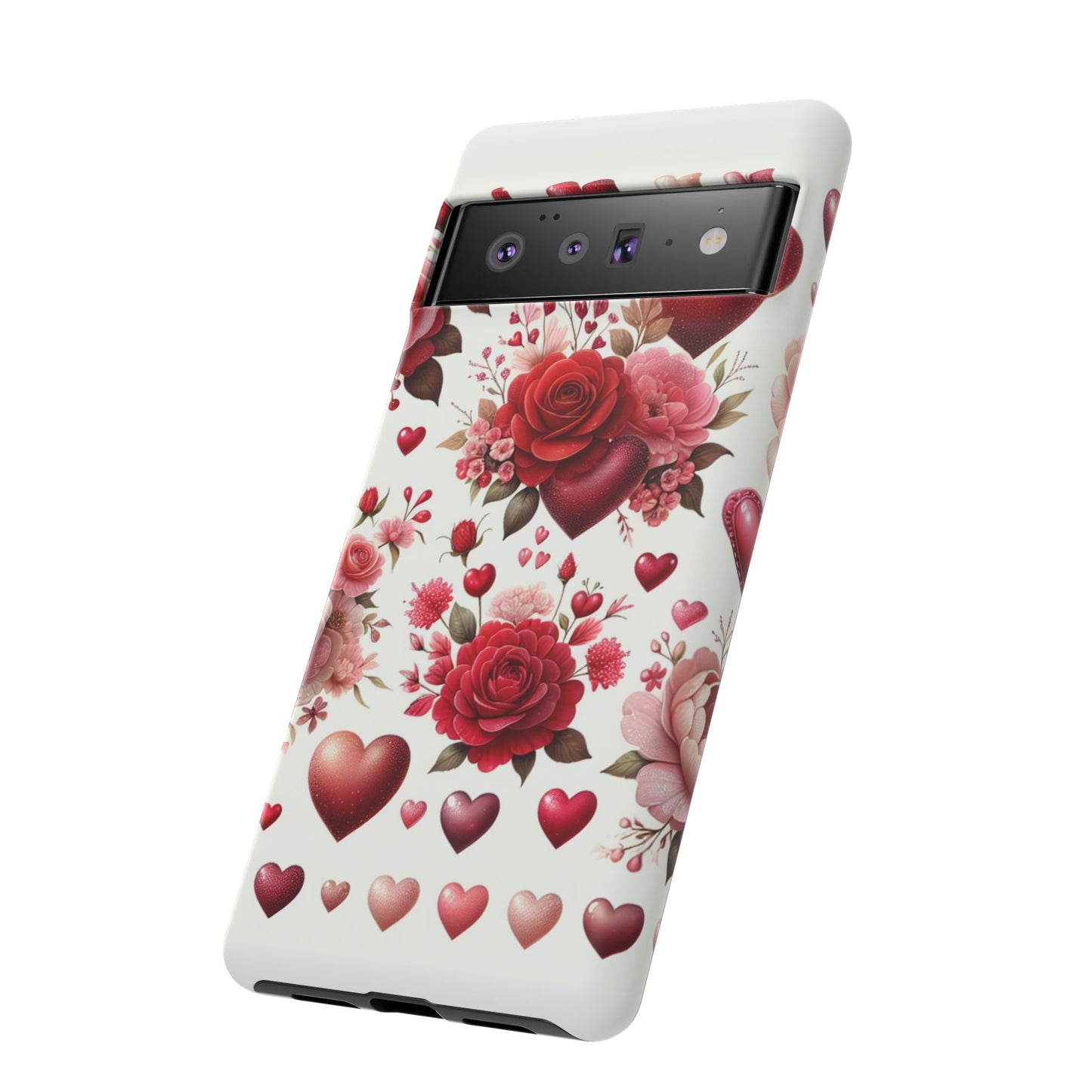 Heartfelt Floral Phone Case | Tough Cases for Love & Romance