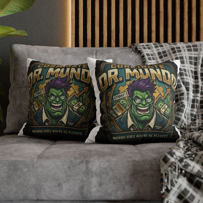 Dr. Mundo Corporate Pillowcase — Funny Gaming Monster Throw Pillowcase