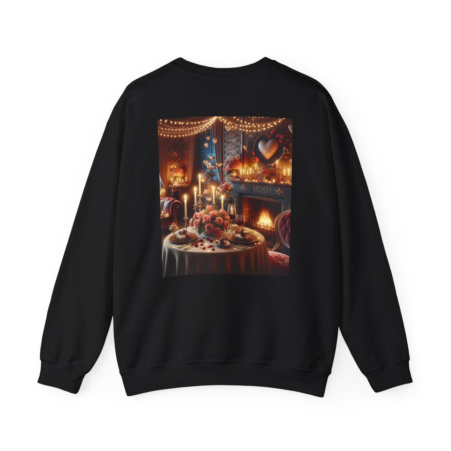 Cozy Romantic Dinner Sweatshirt – Unisex Heavy Blend™ Crewneck