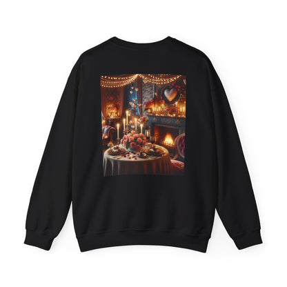 Cozy Romantic Dinner Sweatshirt – Unisex Heavy Blend™ Crewneck