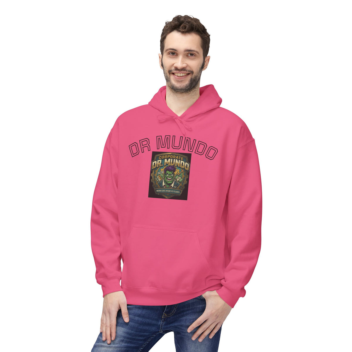 Dr Mundo Retro Arcade Hoodie league of legands— Gaming Champion Pullover