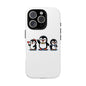 Penguin Pixel Trio Phone Case — Cute Retro 8‑Bit Penguin Family Protective Cover