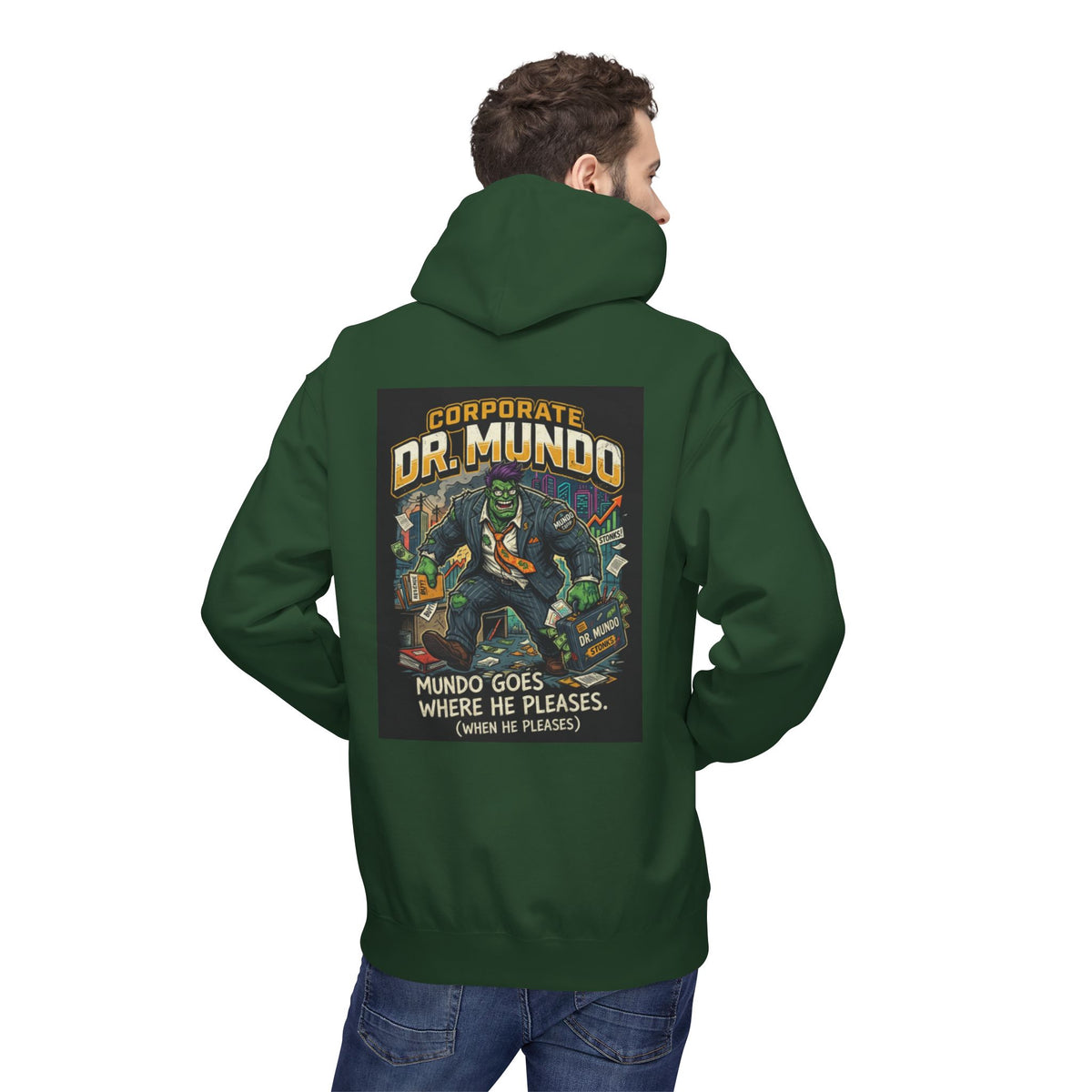 Dr Mundo Retro Arcade Hoodie league of legands— Gaming Champion Pullover