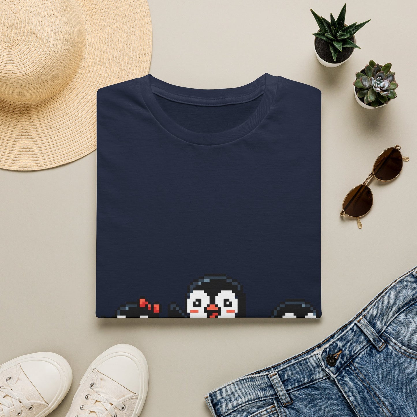 Penguin Pixel Tee — Cute Retro Pixel Art Penguins T-Shirt