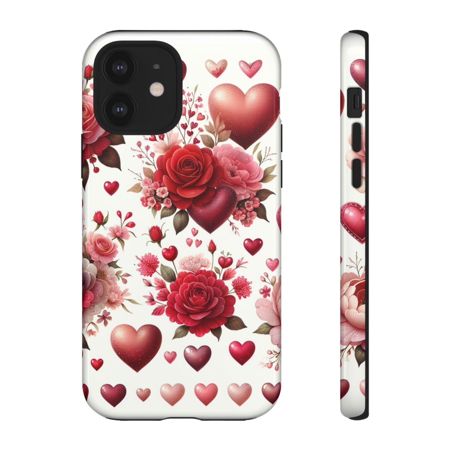 Heartfelt Floral Phone Case | Tough Cases for Love & Romance