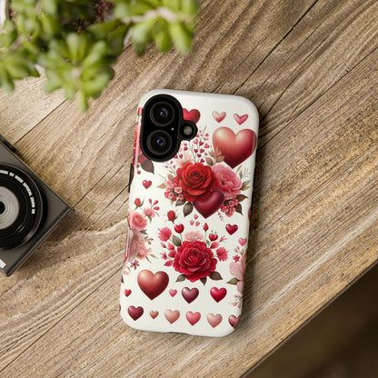 Heartfelt Floral Phone Case | Tough Cases for Love & Romance