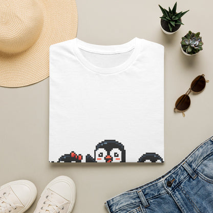 Penguin Pixel Tee — Cute Retro Pixel Art Penguins T-Shirt