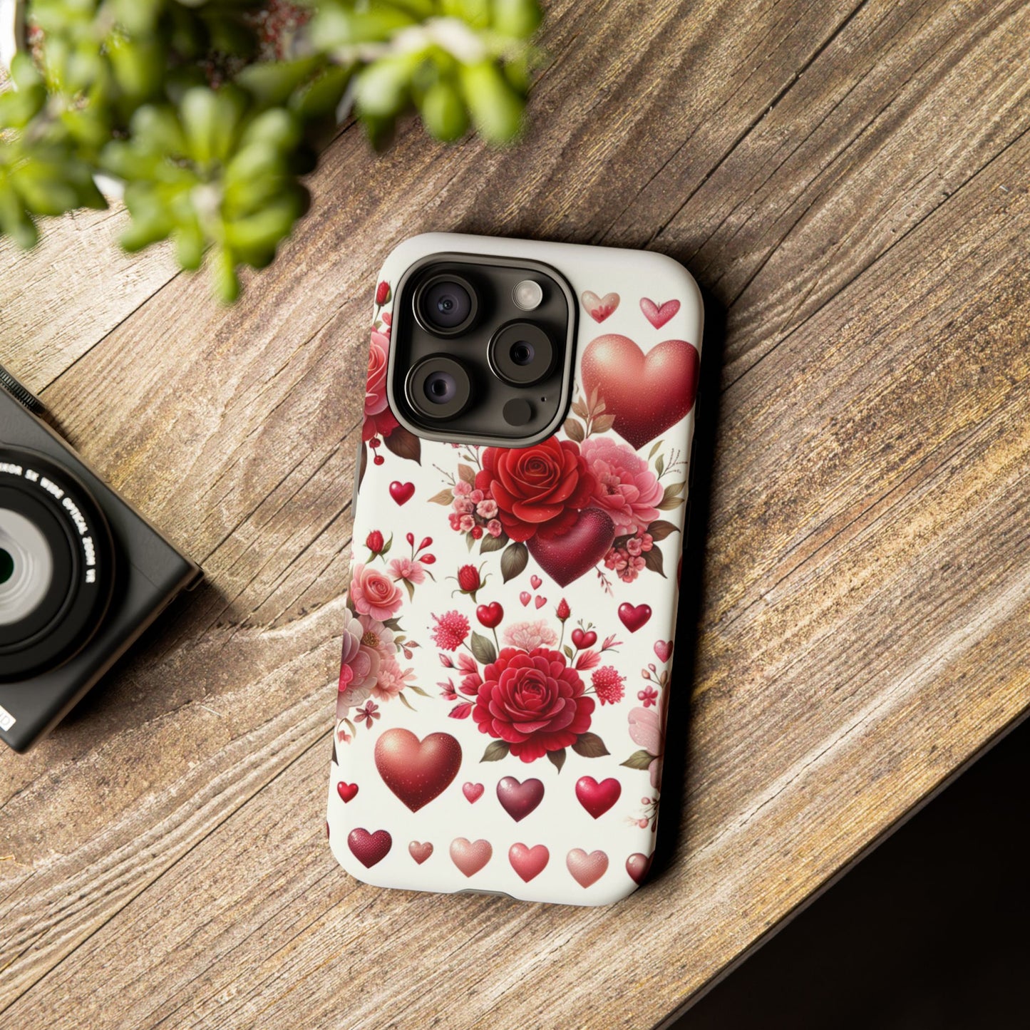 Heartfelt Floral Phone Case | Tough Cases for Love & Romance