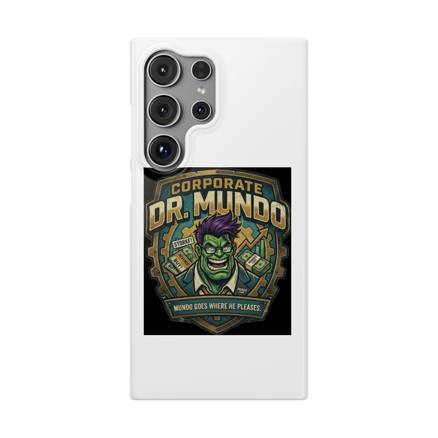Corporate Dr. Mundo Phone Case — Funny Gaming Snap Case for League of Legends Fans