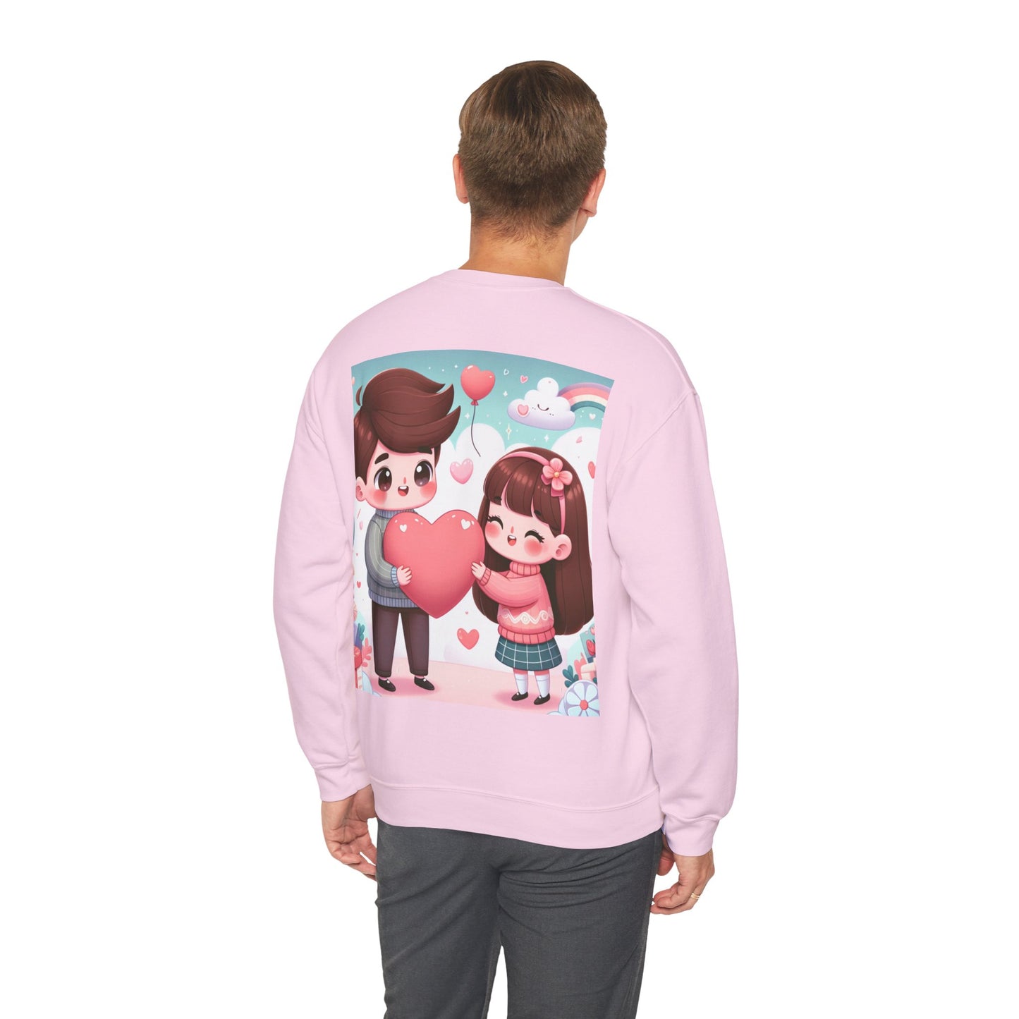 Cute Couples Love Sweatshirt - Unisex Heavy Blend™ - Perfect for Valentine’s Day & Anniversaries