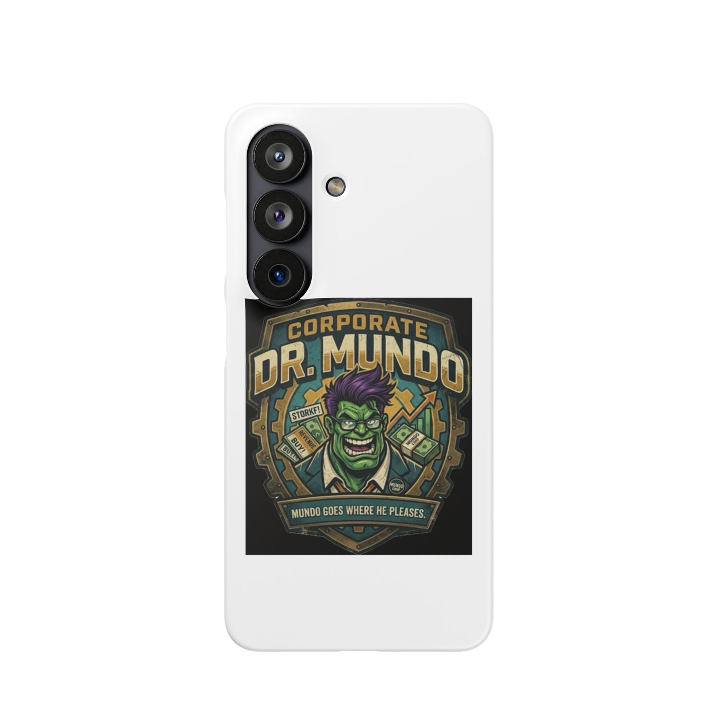 Corporate Dr. Mundo Phone Case — Funny Gaming Snap Case for League of Legends Fans