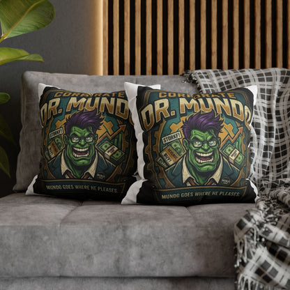 Dr. Mundo Corporate Pillowcase — Funny Gaming Monster Throw Pillowcase