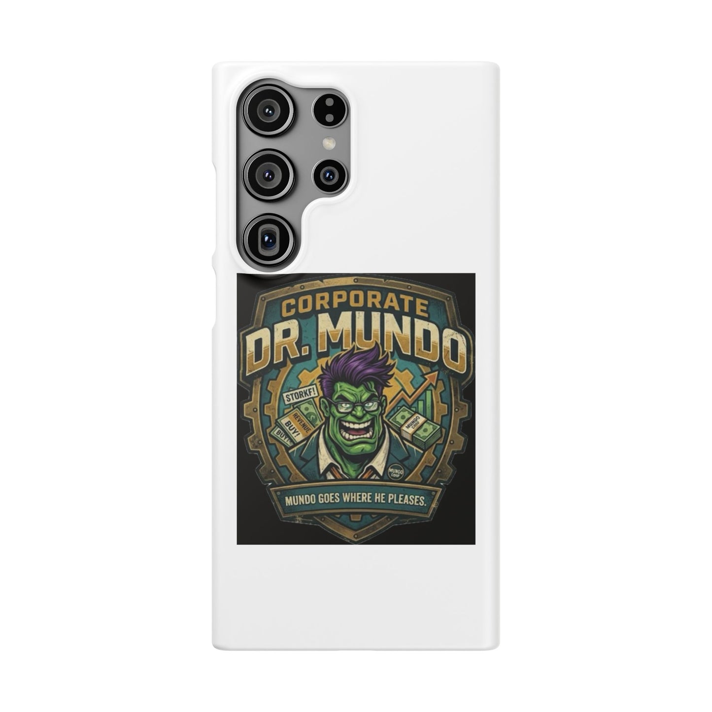 Corporate Dr. Mundo Phone Case — Funny Gaming Snap Case for League of Legends Fans