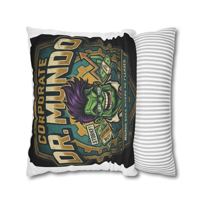 Dr. Mundo Corporate Pillowcase — Funny Gaming Monster Throw Pillowcase