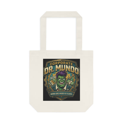 Tote Bag — "Corporate Dr. Mundo" Gamer Tote with Humorous League of Legends Design