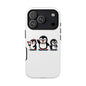 Penguin Pixel Trio Phone Case — Cute Retro 8‑Bit Penguin Family Protective Cover