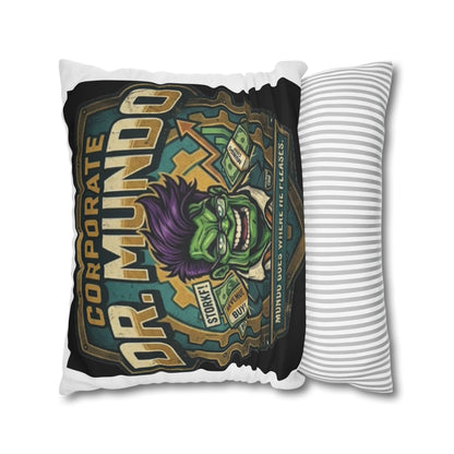 Dr. Mundo Corporate Pillowcase — Funny Gaming Monster Throw Pillowcase
